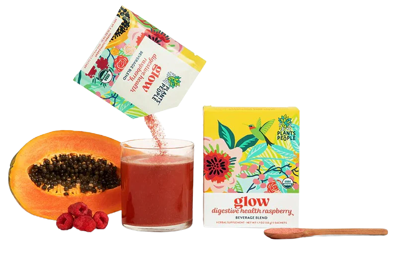 Glow - Digestive Health Raspberry Beverage Blend (5 CT) - Image 2