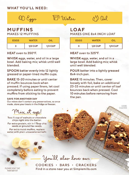 Gluten Free Banana Muffin Mix - Image 2