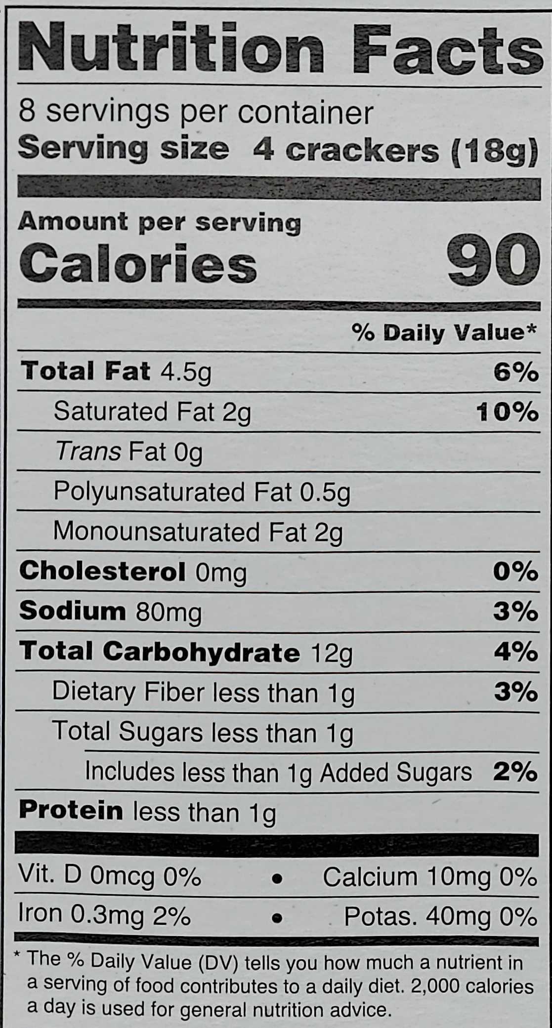 Gluten Free Crackers, Original - Image 2