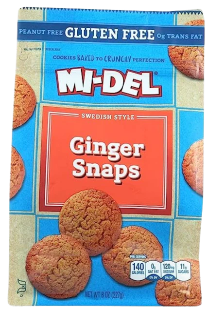 Gluten-Free Ginger Snaps Cookies