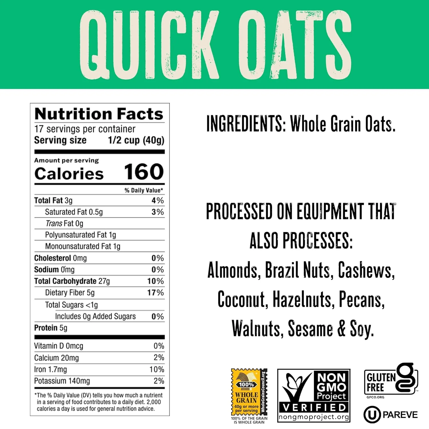 Gluten Free Quick Oats - Image 2