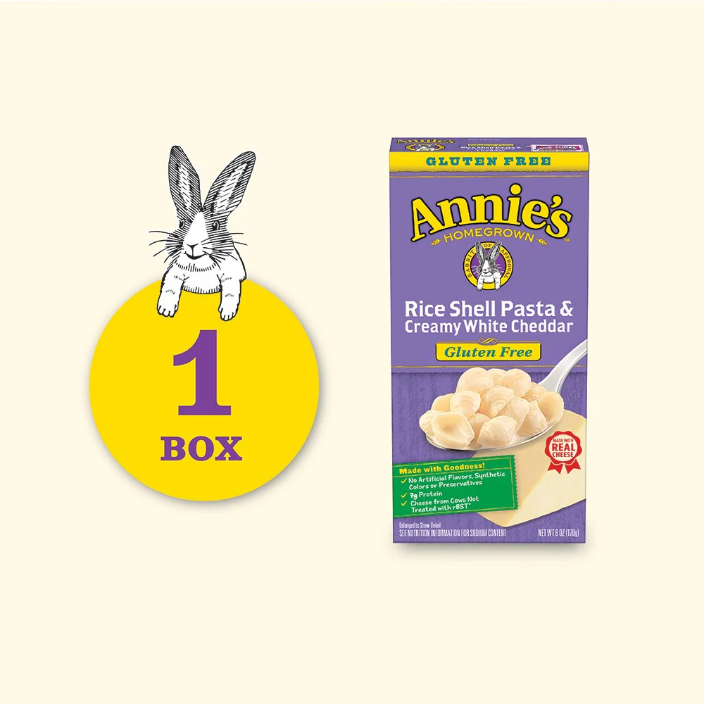 Gluten Free Rice Pasta & White Cheddar - Image 3