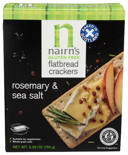 Gluten Free Rosemary Seasalt Flatbread
