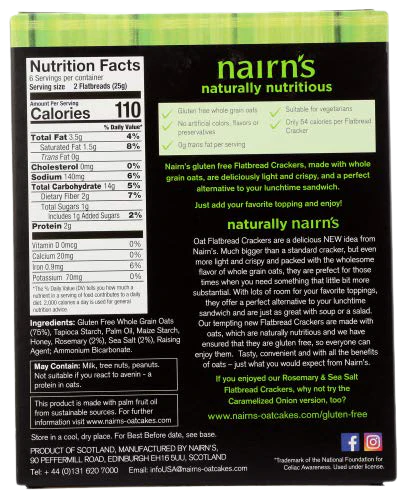 Gluten Free Rosemary Seasalt Flatbread - Image 4