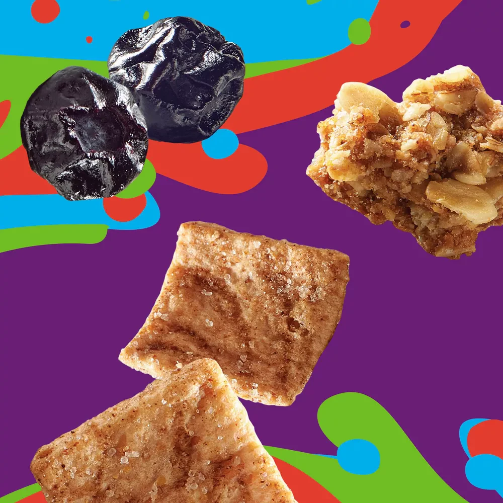 Go Box - Cinnamon Toast Crunch Cereal, Dried Blueberries, and Honey Granola Bites (3CT) - Image 3