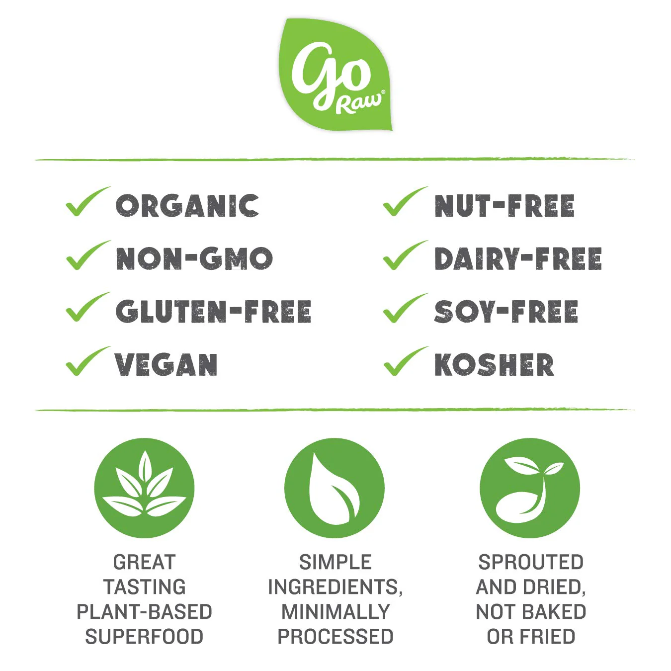 Organic Spirulina Sesame Sprouted Bar (25 Pack) - Image 3