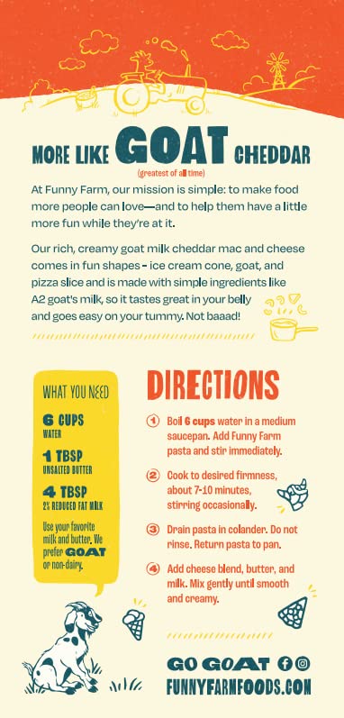 Goat Cheddar with Fun Shapes Mac & Cheese (8 Pack) - Image 3