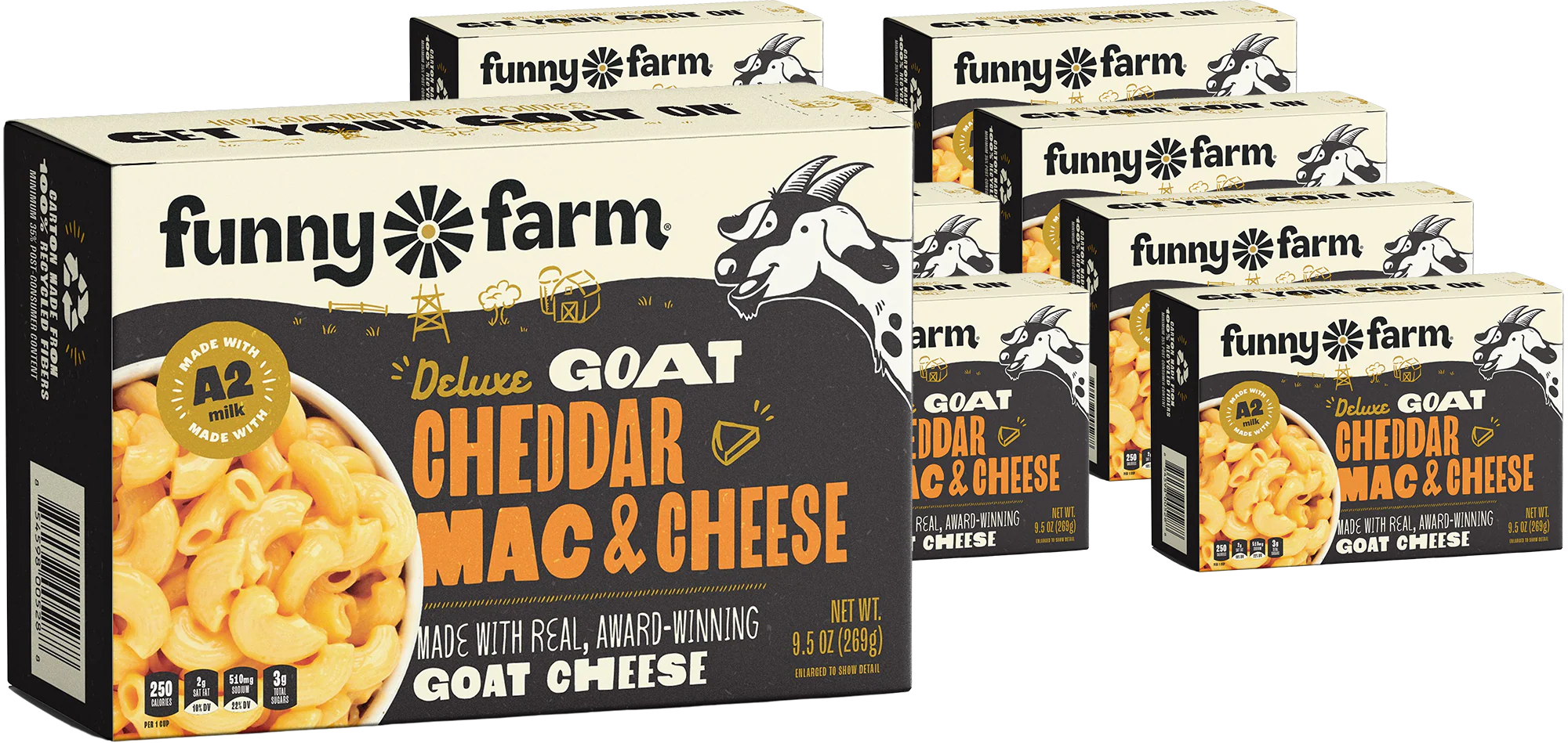 Goat Cheese Yellow Cheddar Entree (8 Pack)