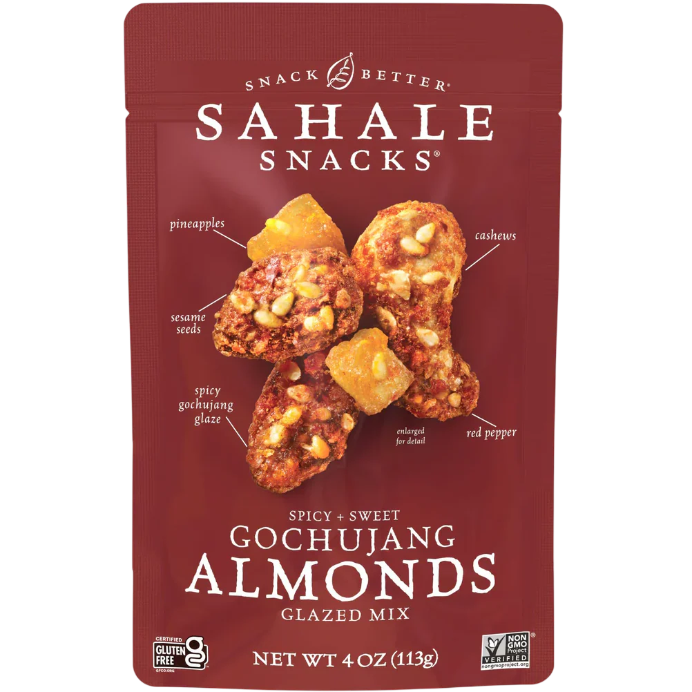 Spicy & Sweet Gochujang Almonds Glazed Mix