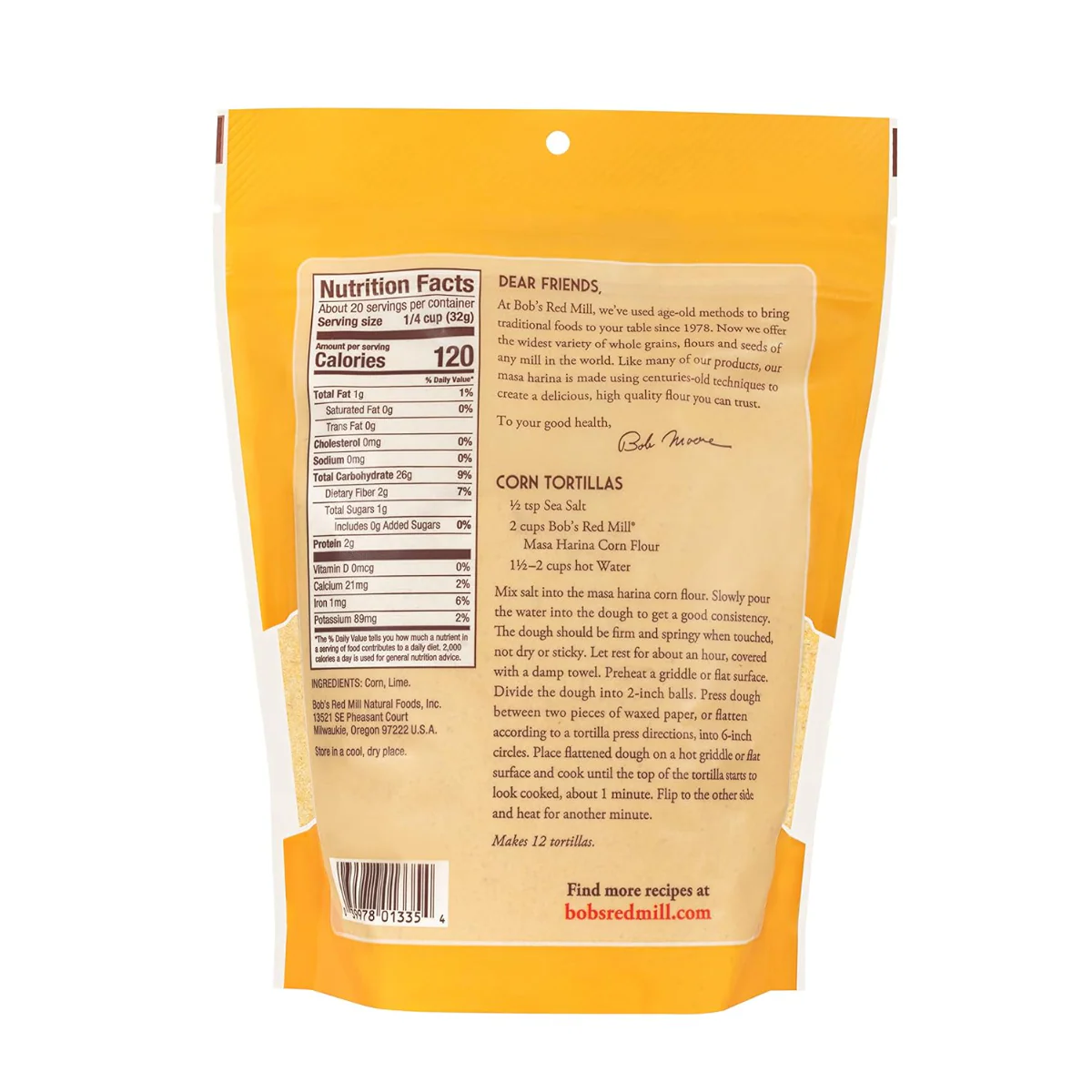 Golden Corn Flour Masa Harina - Image 2