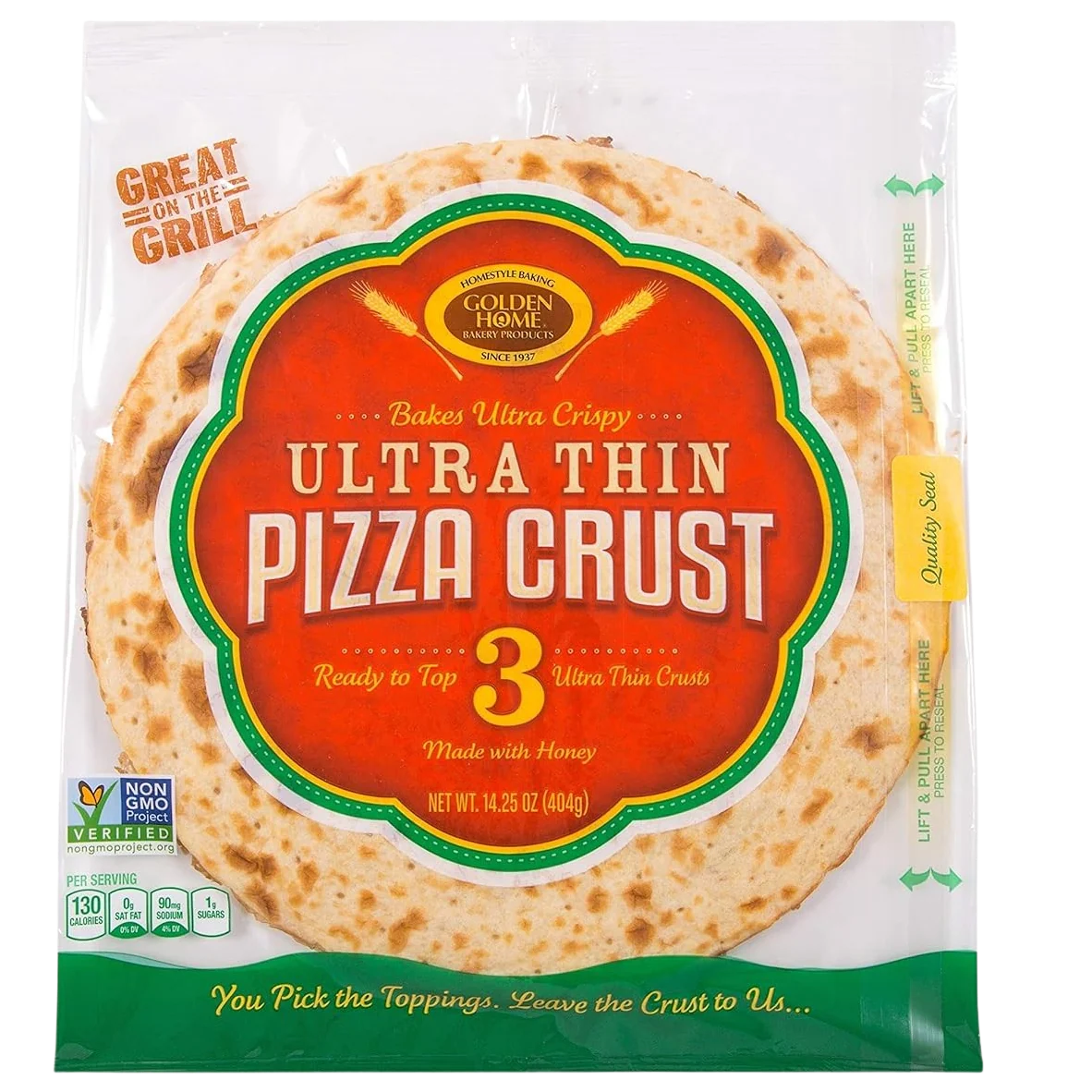 Ultra Thin Pizza Crust 12 Inch