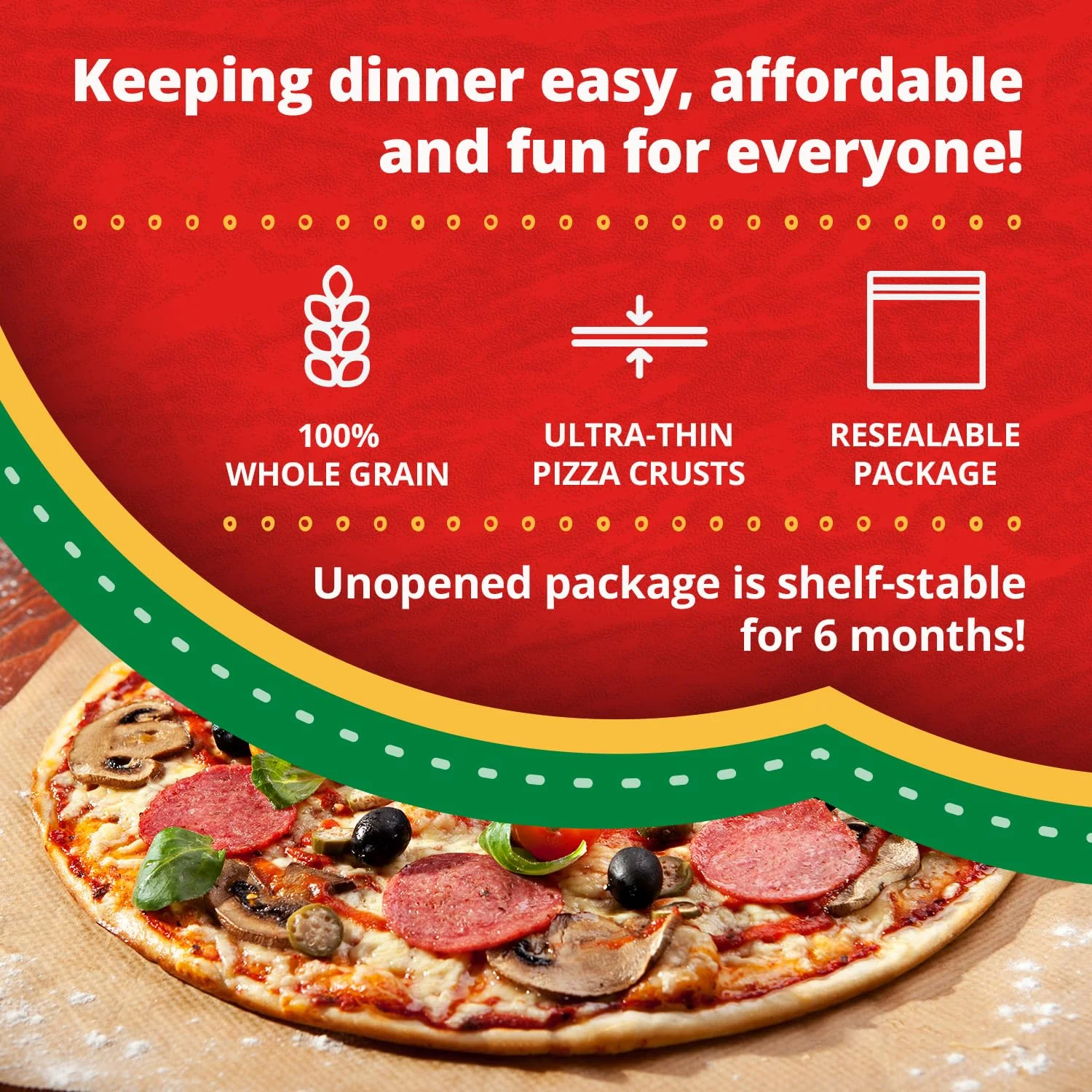 Ultra Thin Pizza Crust 12 Inch - Image 3
