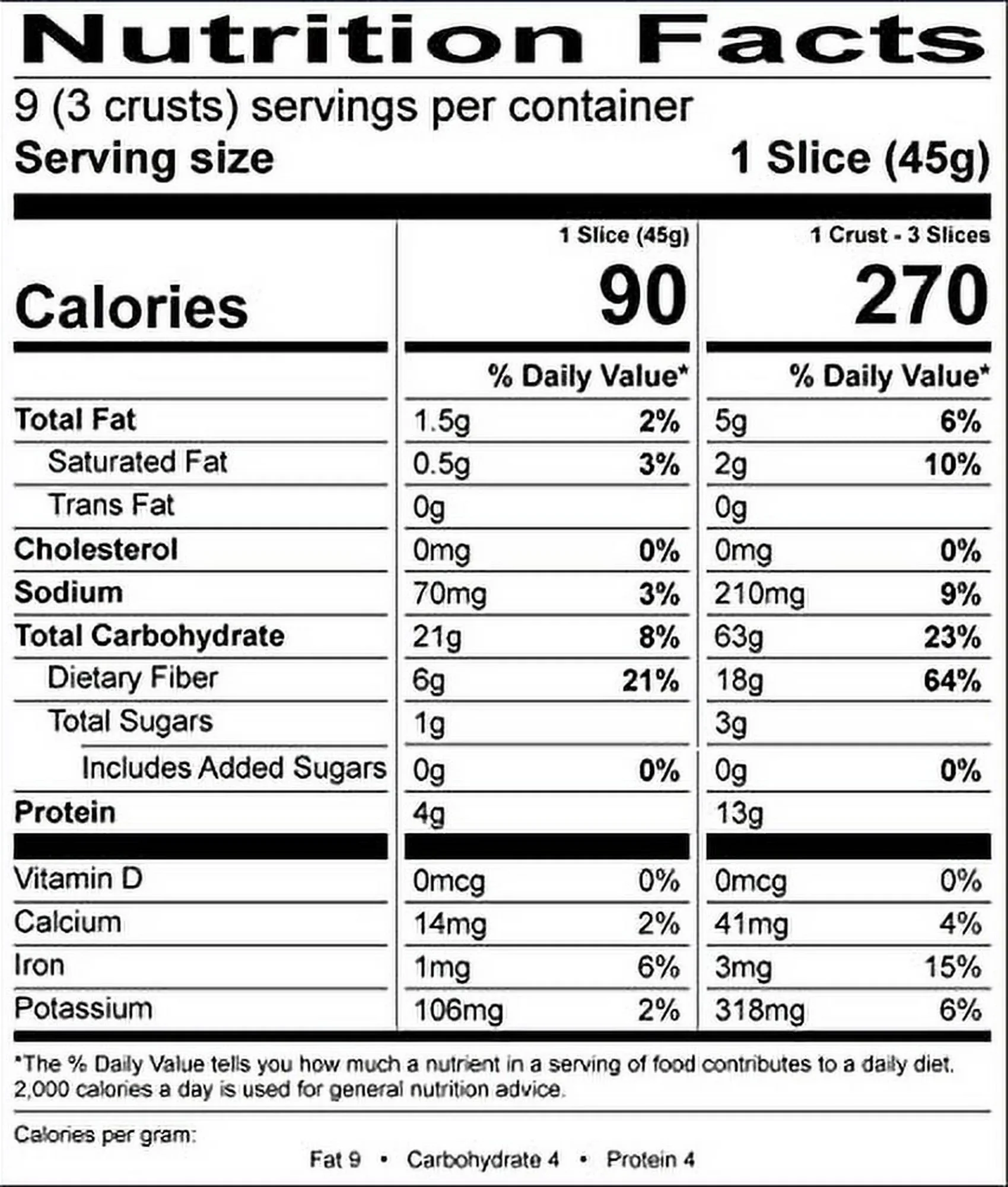 Ultra Thin Pizza Crust Sprouted Grain 12in (3 CT) - Image 4