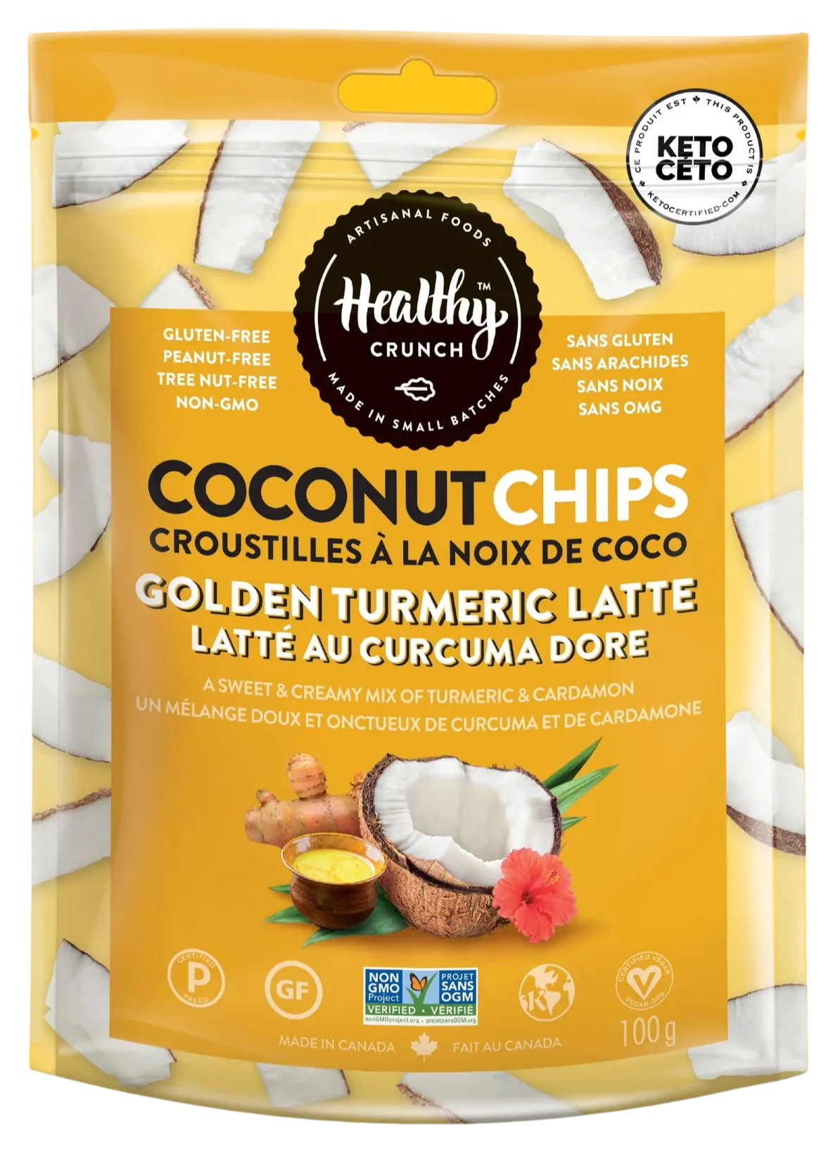 Golden Turmeric Latte Coconut Chip