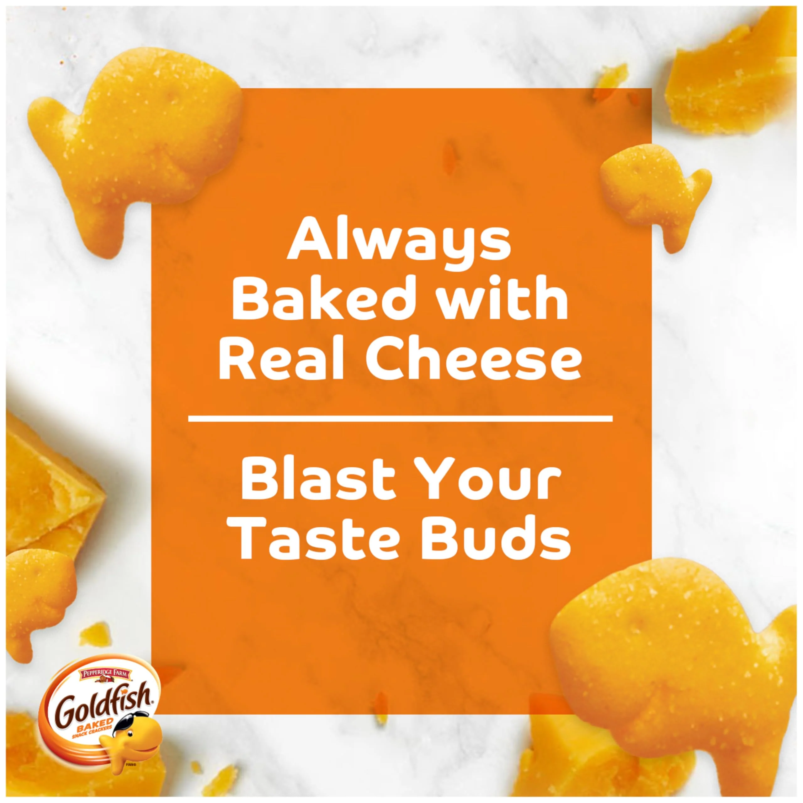 Pepperidge Farm Goldfish Snack Crackers, Flavor Blasted Xtra Cheddar - Image 4