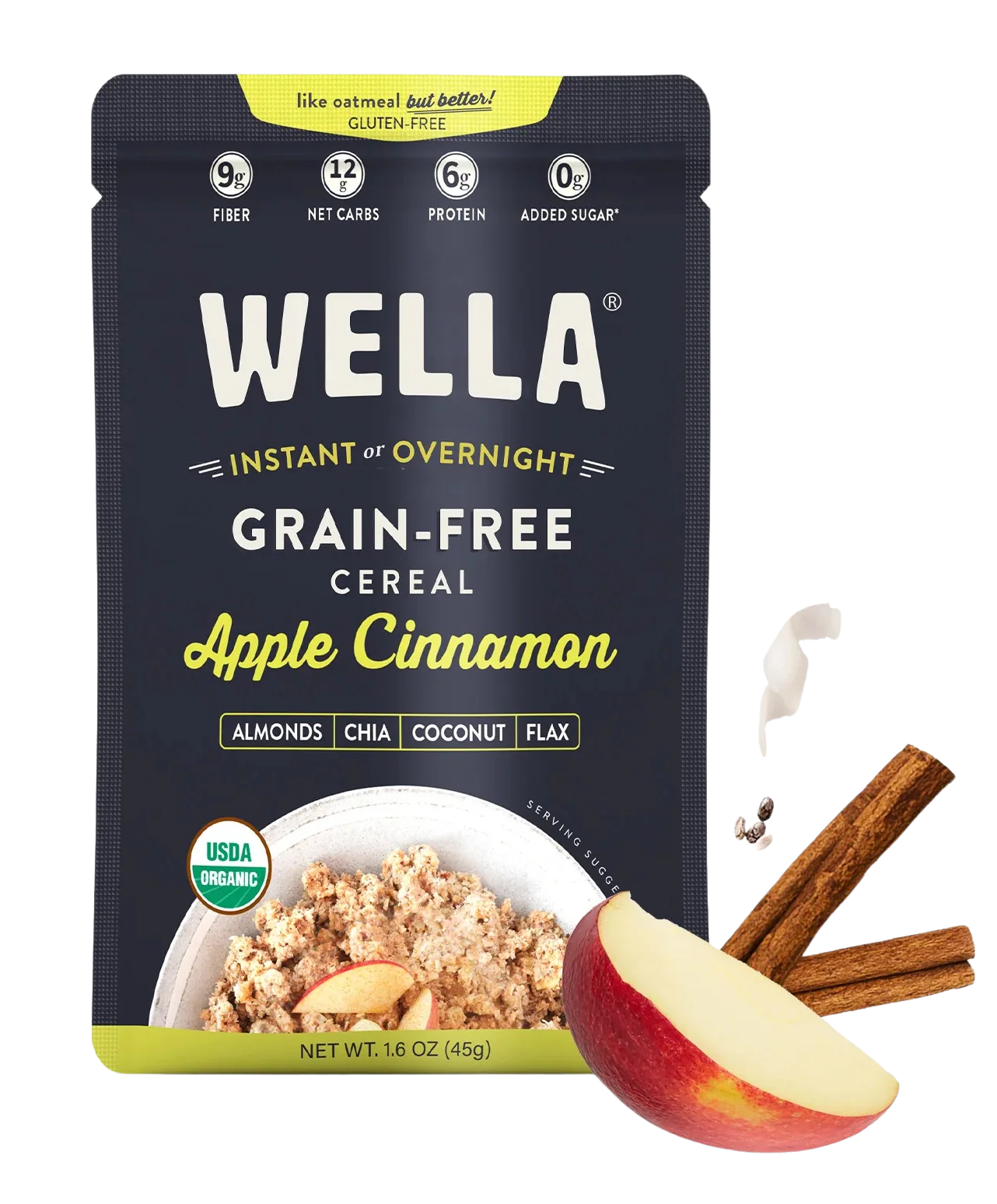 Grain-Free Apple Cinnamon Hot Cereal (8 Pack) - Image 2
