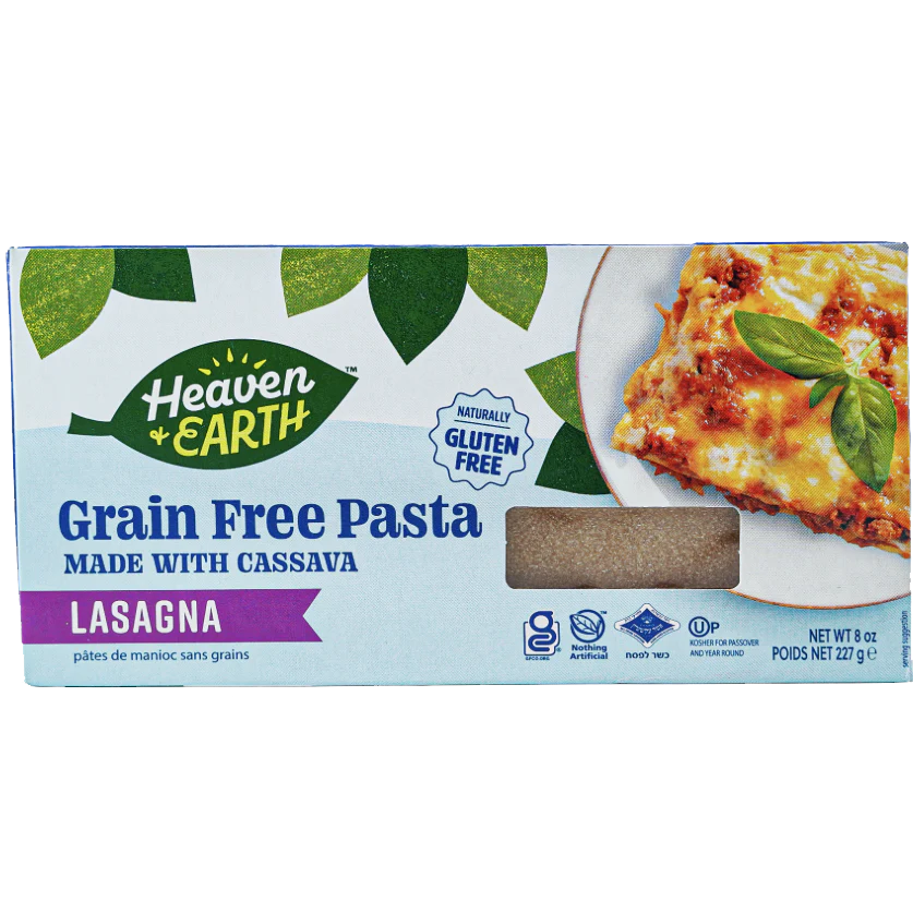 Grain Free Cassava Pasta Lasagna Noodles