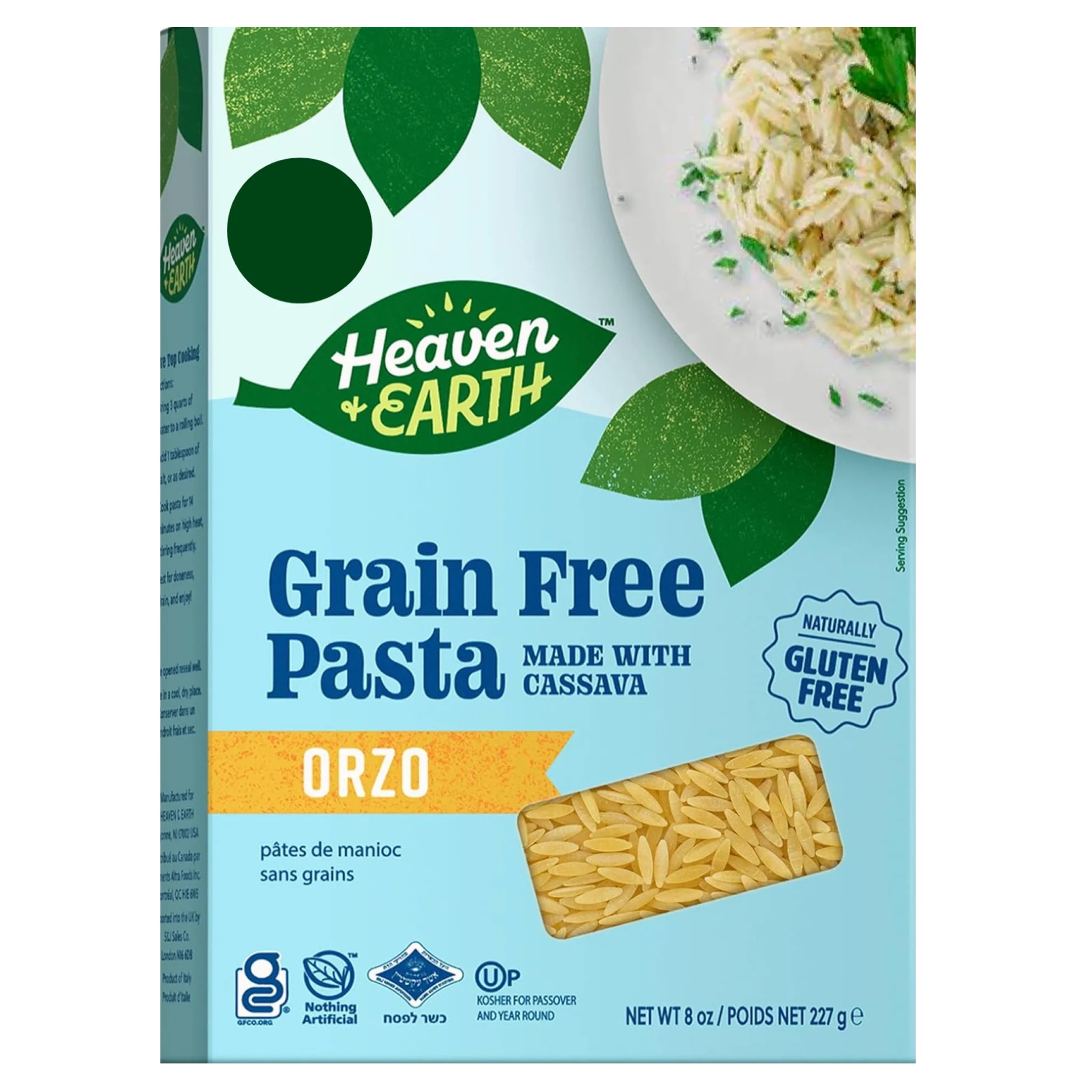 Grain Free Cassava Orzo Pasta