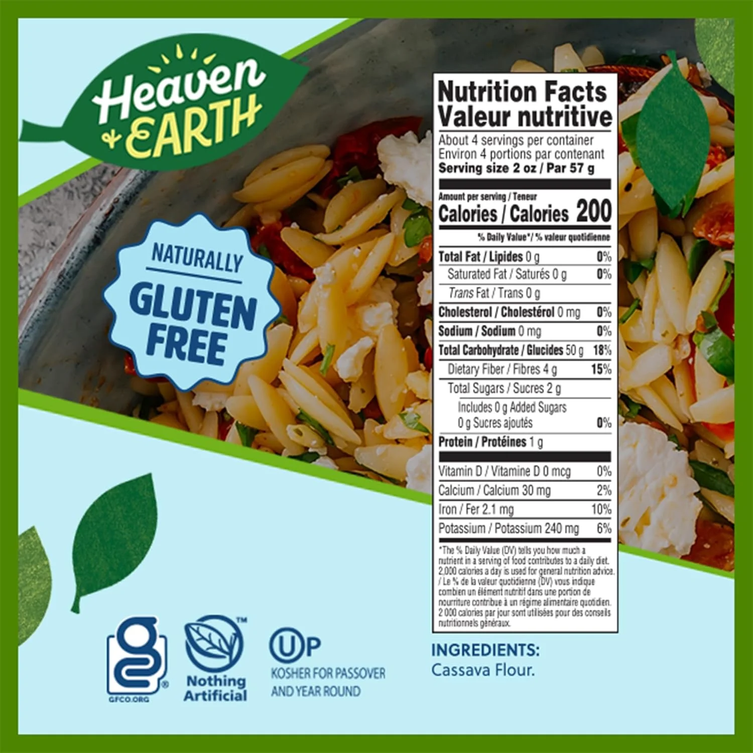 Grain Free Cassava Orzo Pasta - Image 2