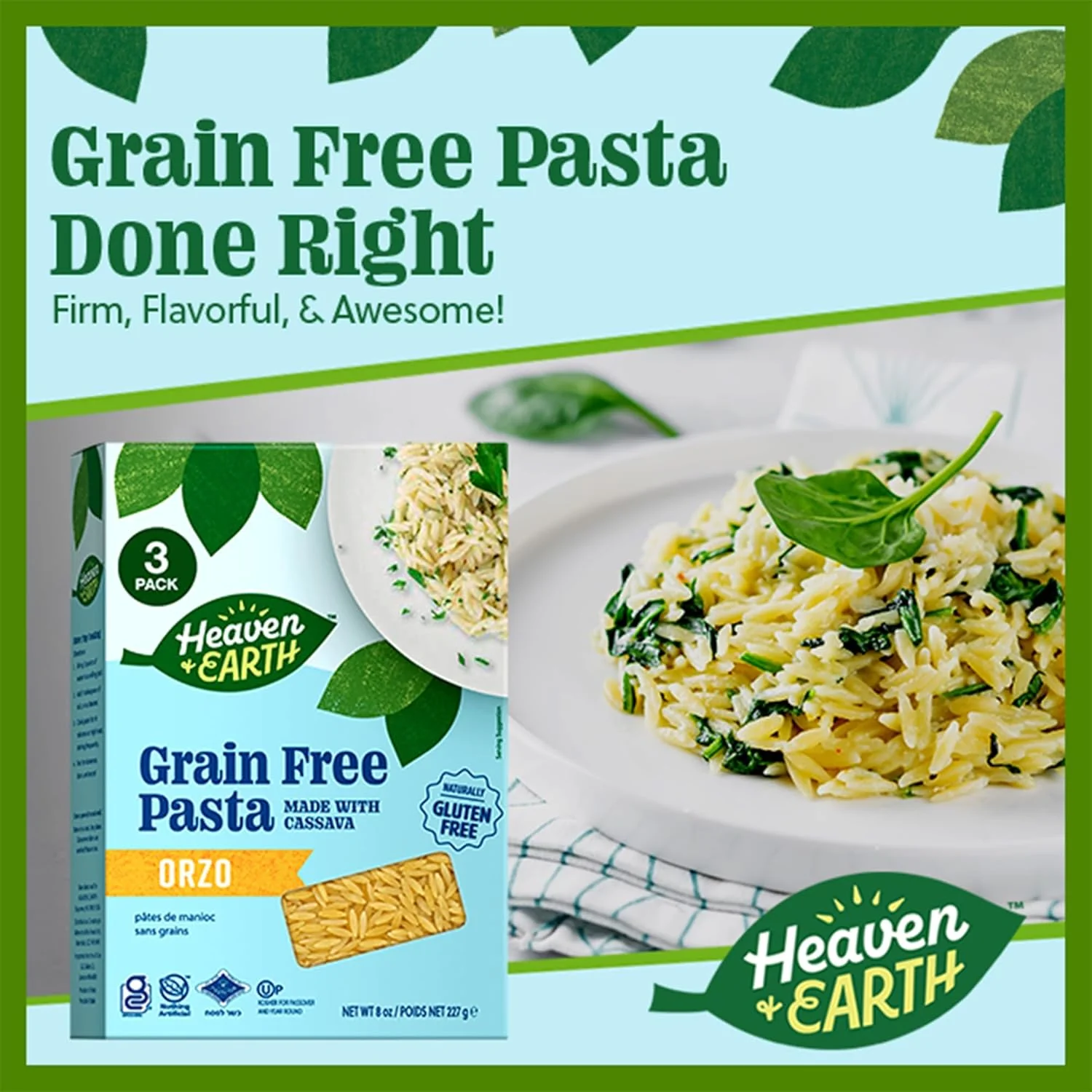 Grain Free Cassava Orzo Pasta - Image 4