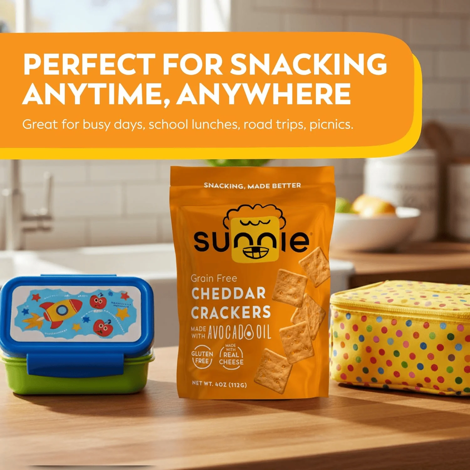 Grain Free Cheddar Crackers - Image 4
