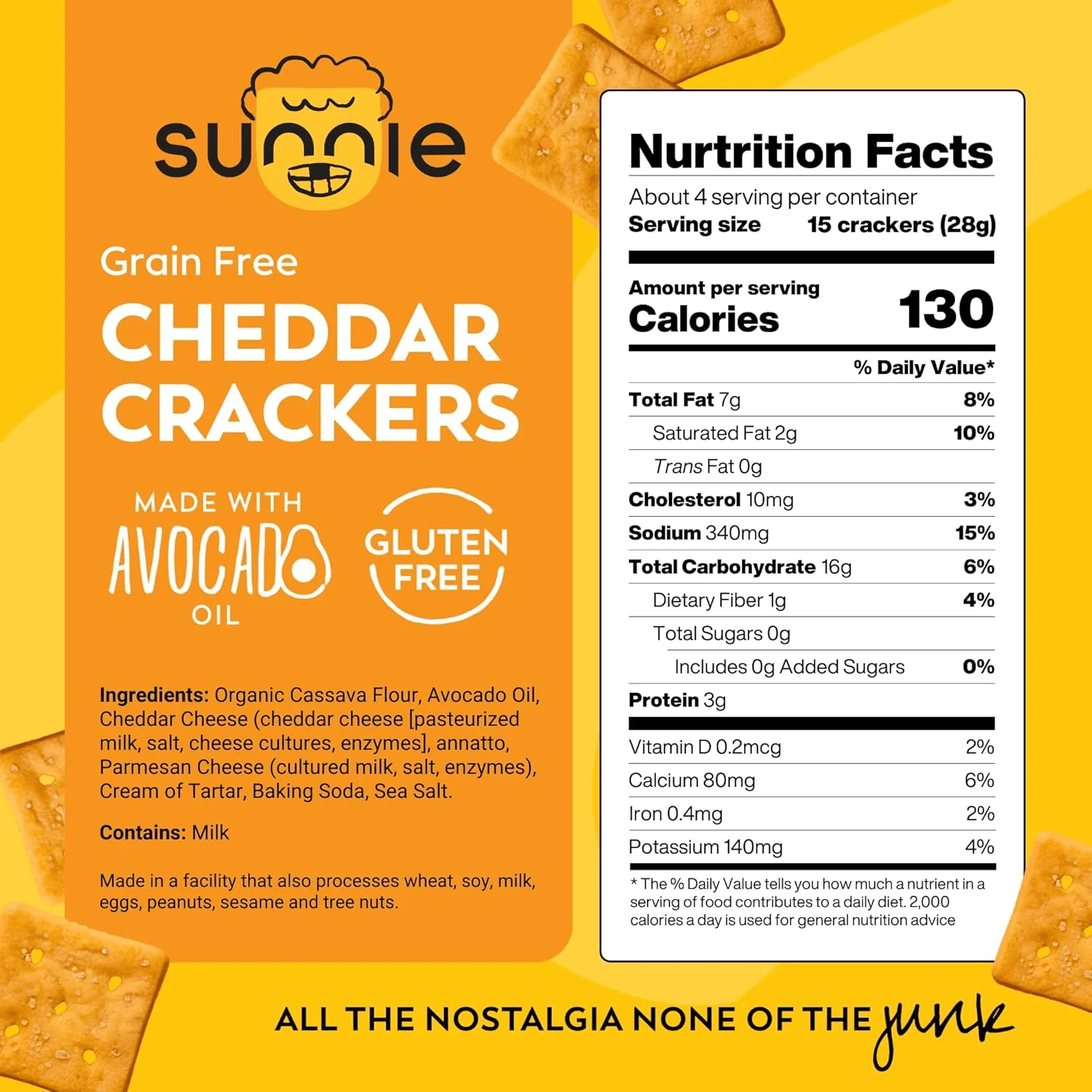 Grain Free Cheddar Crackers - Image 5