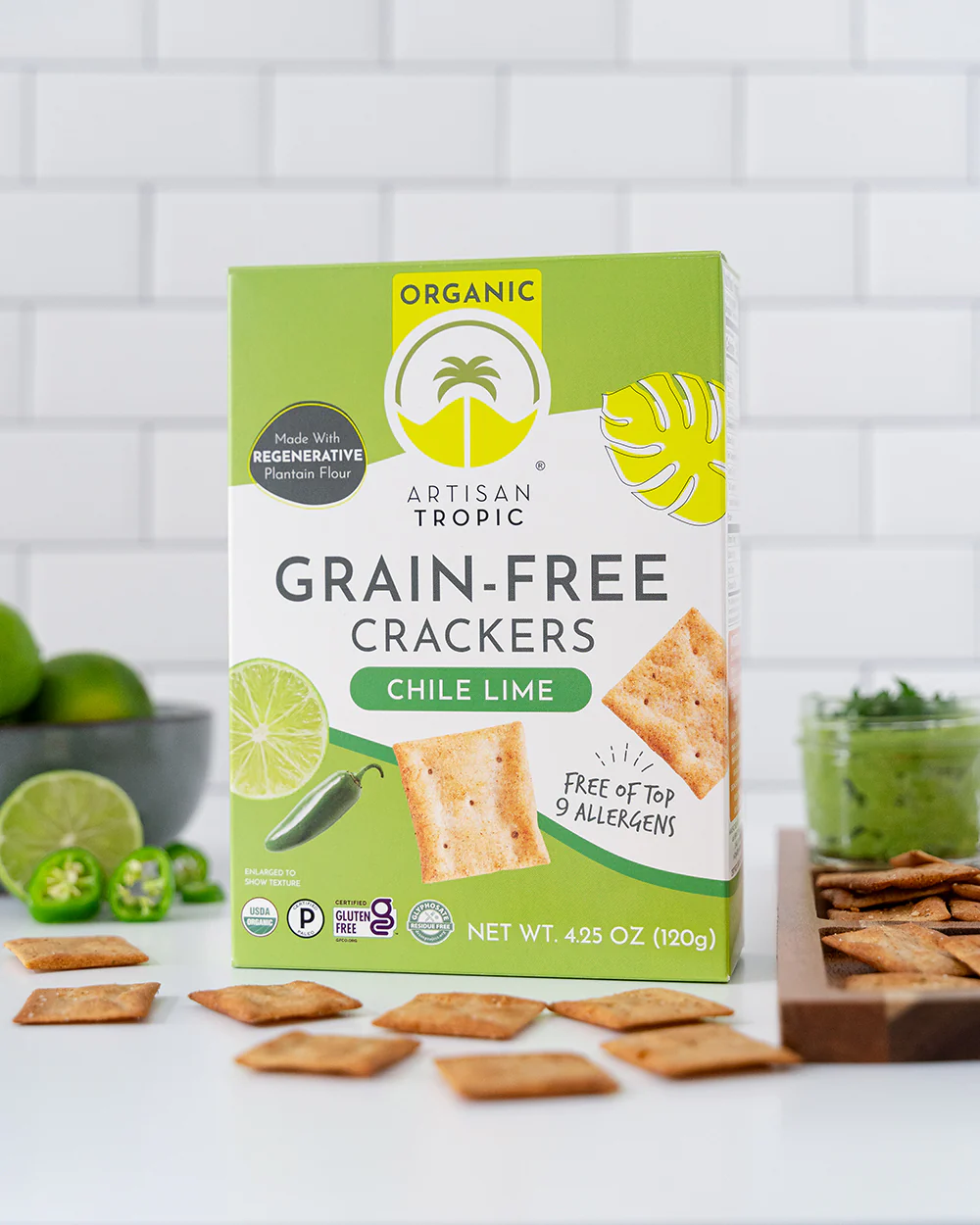 Chile Lime Grain-Free Crackers - Image 3