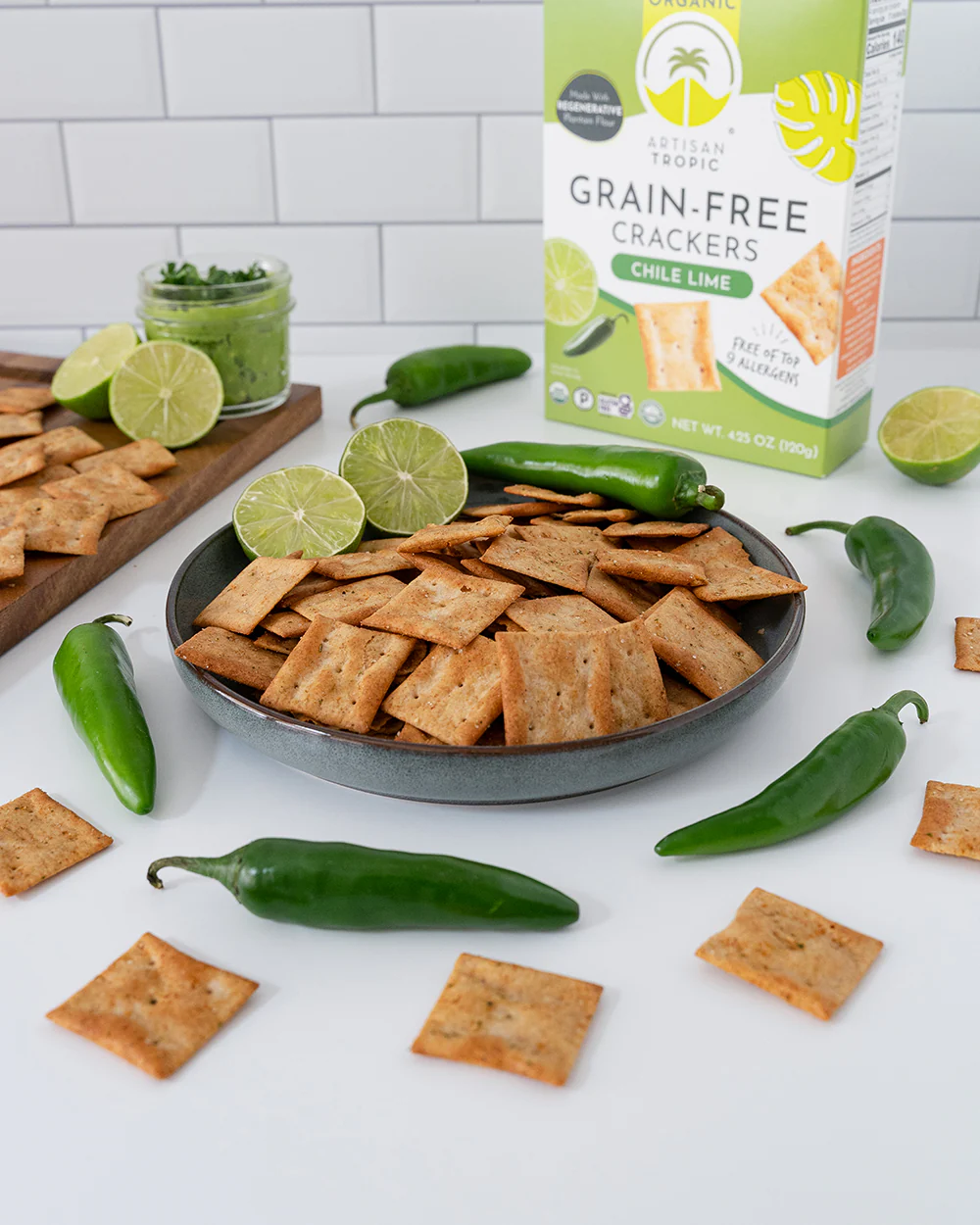 Chile Lime Grain-Free Crackers - Image 4