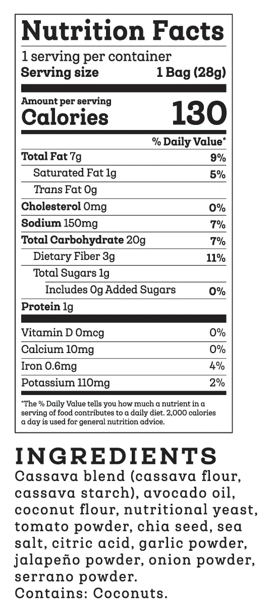 Grain Free Nacho Tortilla Chips - Image 3