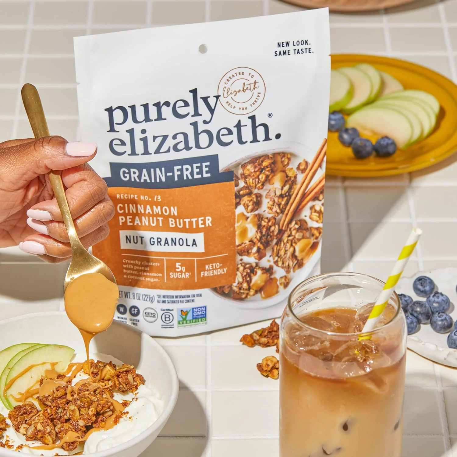 Grain-Free Nut Granola Variety Pack - Cinnamon Peanut Butter, Coconut Cashew, Vanilla Almond Butter (3 Pack) - Image 6