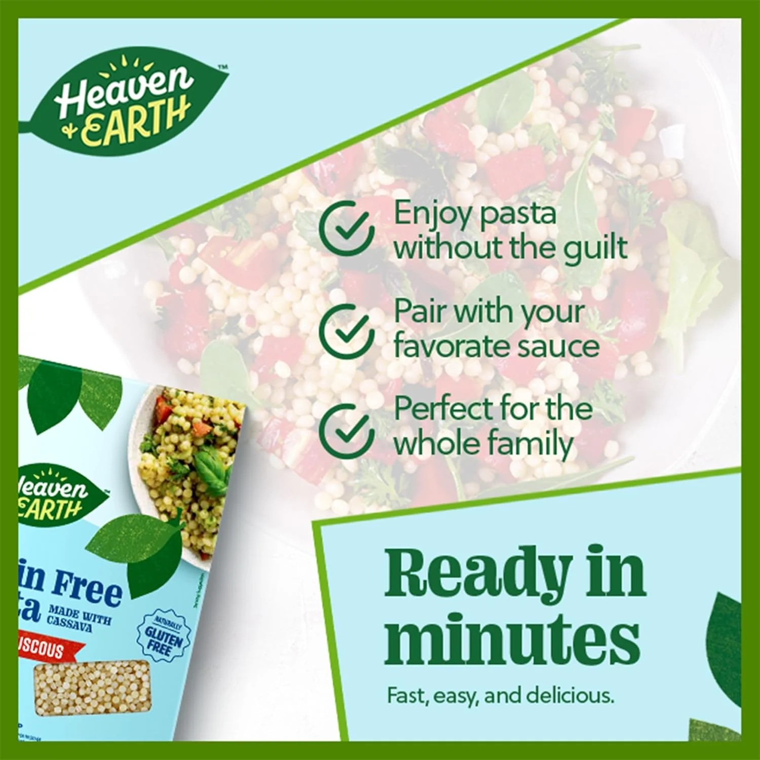 Grain Free Cassava Pearled Couscous Pasta - Image 2