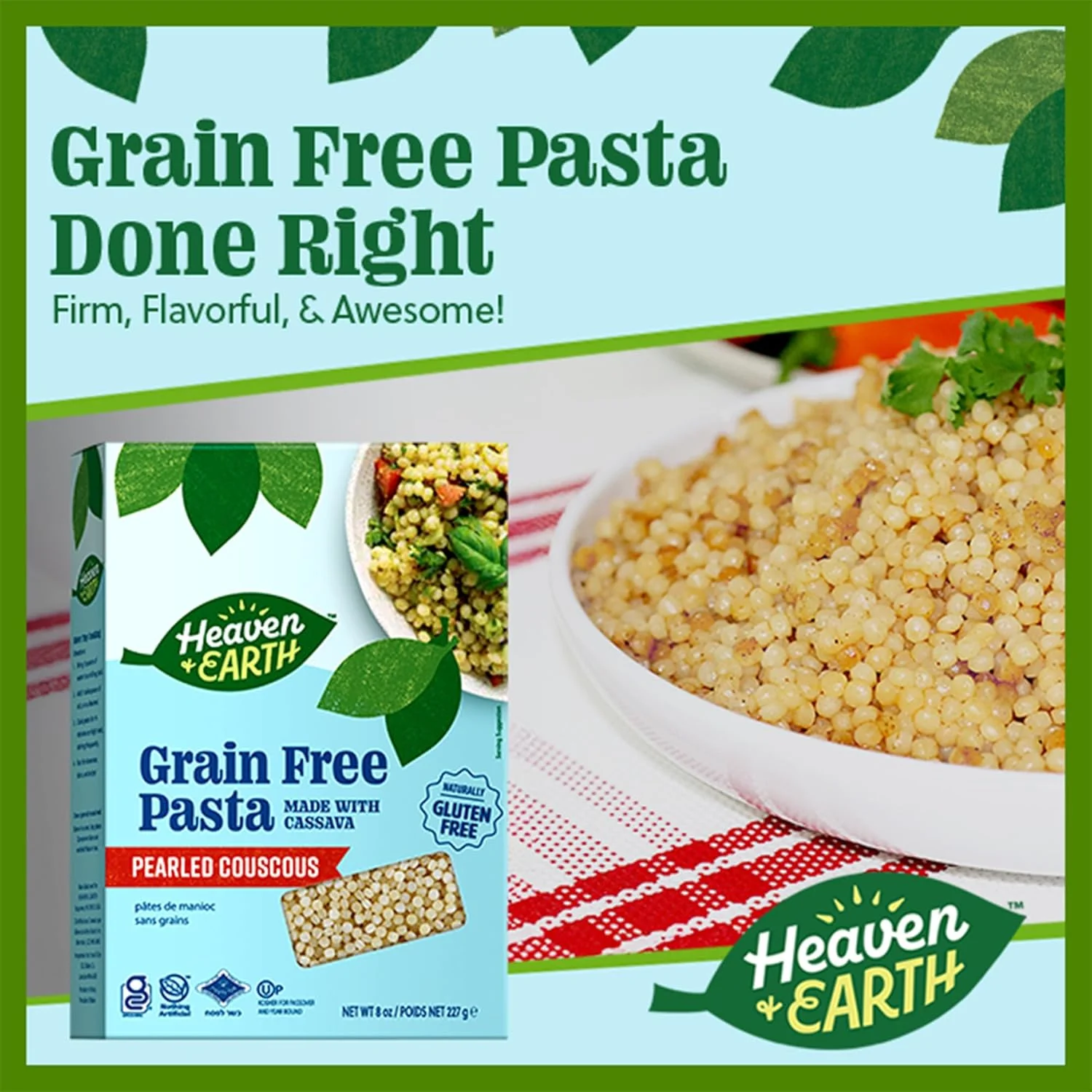 Grain Free Cassava Pearled Couscous Pasta - Image 5