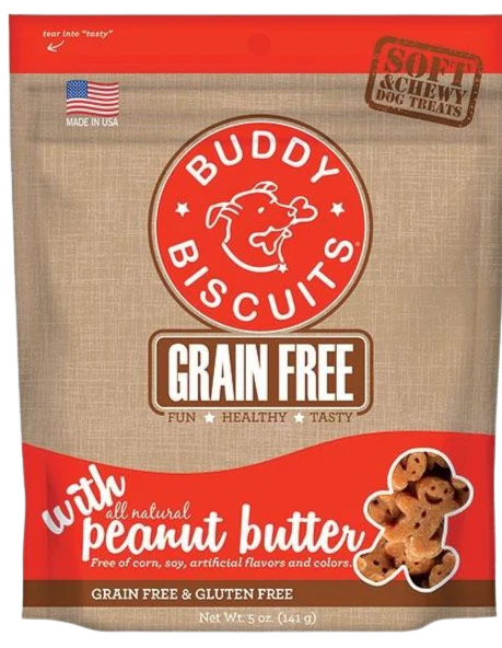 Grain-Free Soft and Chewy Treats with Peanut Butter Dry Dog Treats