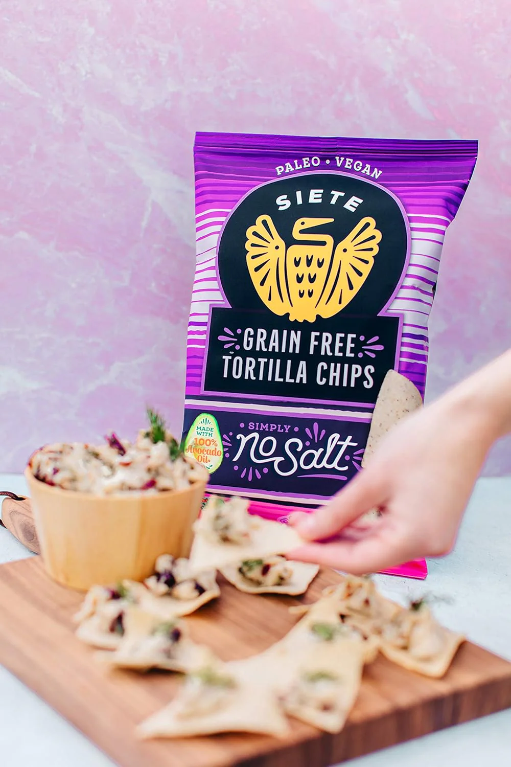 Grain Free Tortilla Chips, No Salt - Image 2