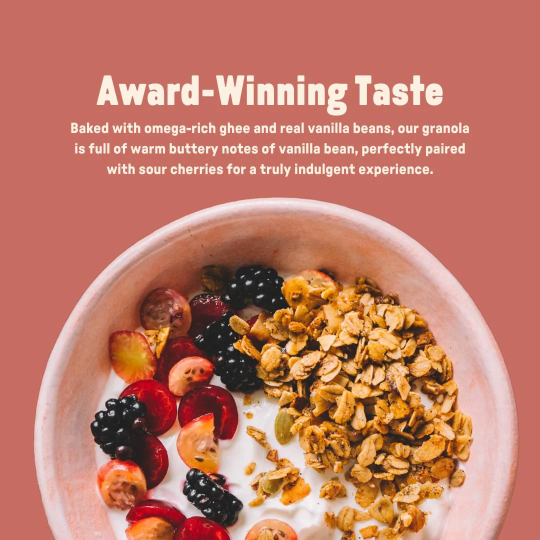 Granola - Vanilla Bean With Sour Cherries - Image 4