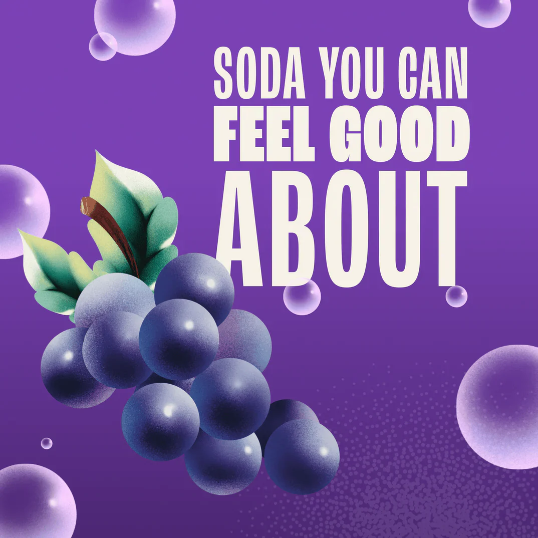 Grape Zero-Sugar Soda (12 CT) - Image 5