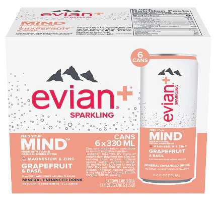 Grapefruit & Basil Sparkling Water (11.2 Oz)