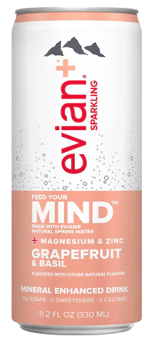Grapefruit & Basil Sparkling Water (11.2 Oz) - Image 2