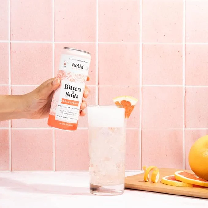 Grapefruit Bitter Soda (4 Pack) - Image 3