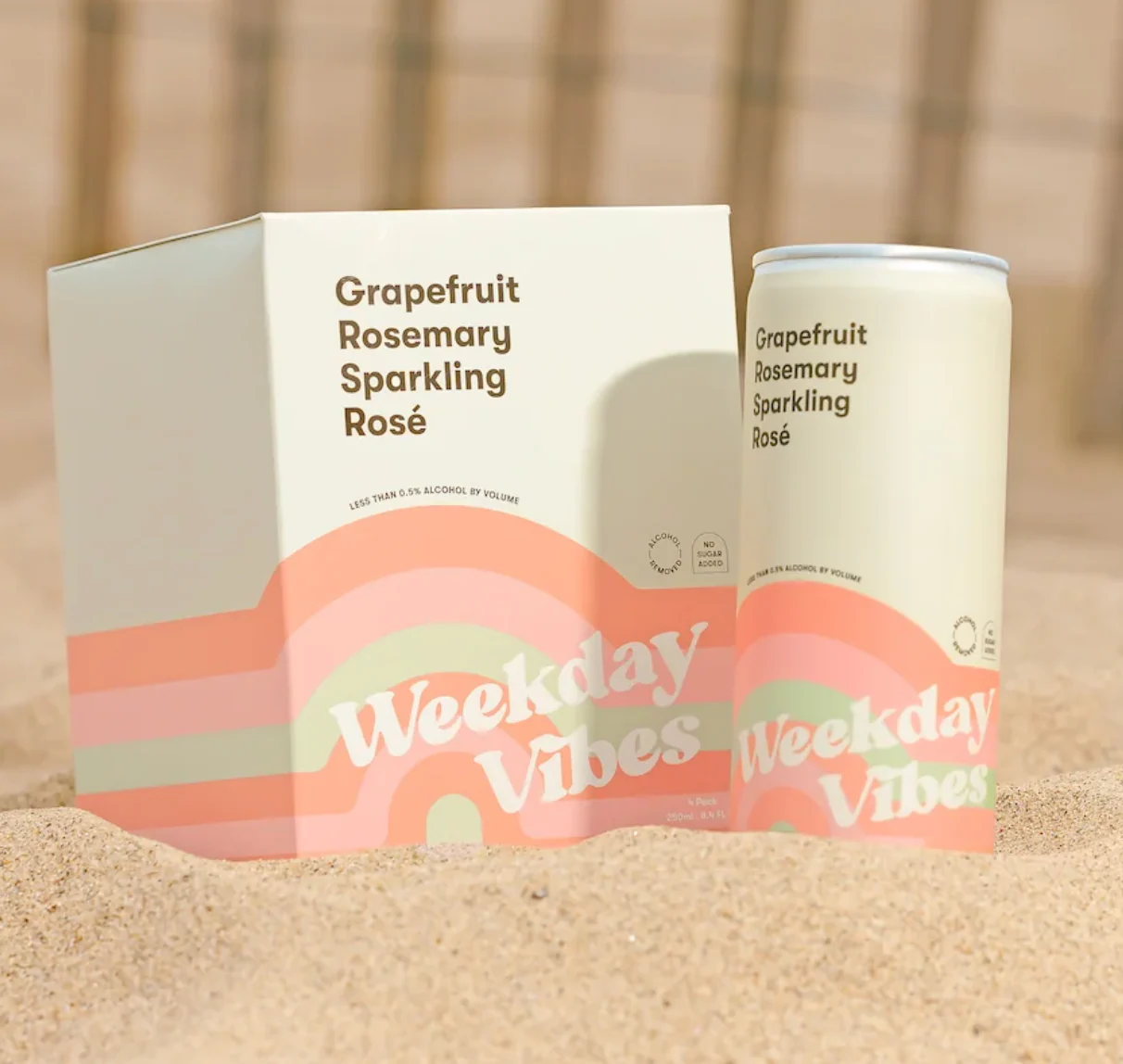 Grapefruit Rosemary Sparkling Rose (4 pack) - Image 3