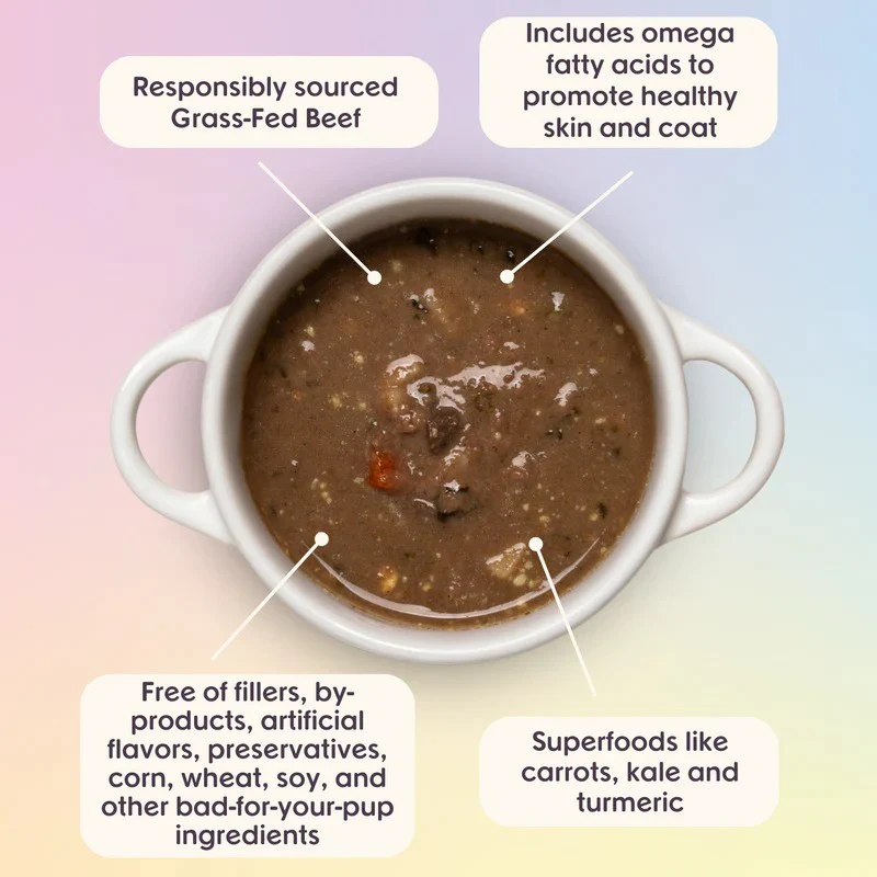 Grass-Fed Beef & Veggies Stew Dog Food (12 Pack) - Image 5