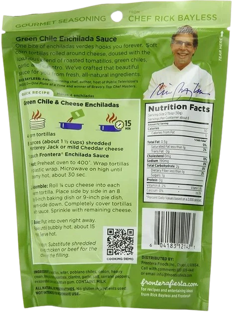 Medium Green Chile Enchilada Seasoning Pouch (6 Pack) - Image 3