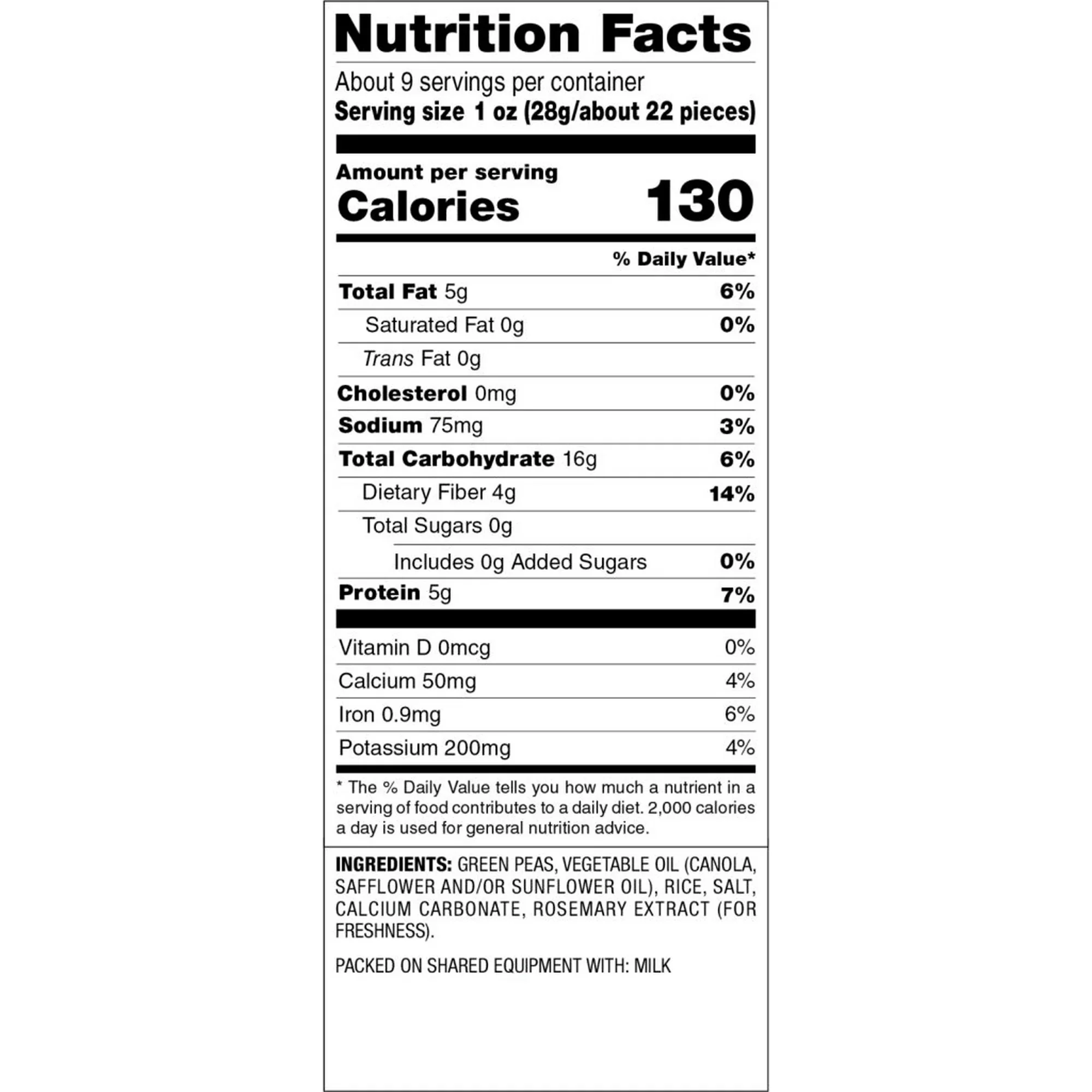 Lightly Salted Green Pea Snack Crisps - Image 3