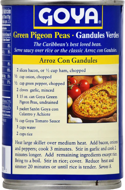 Green Pigeon Peas Gandules Verdes - Image 2