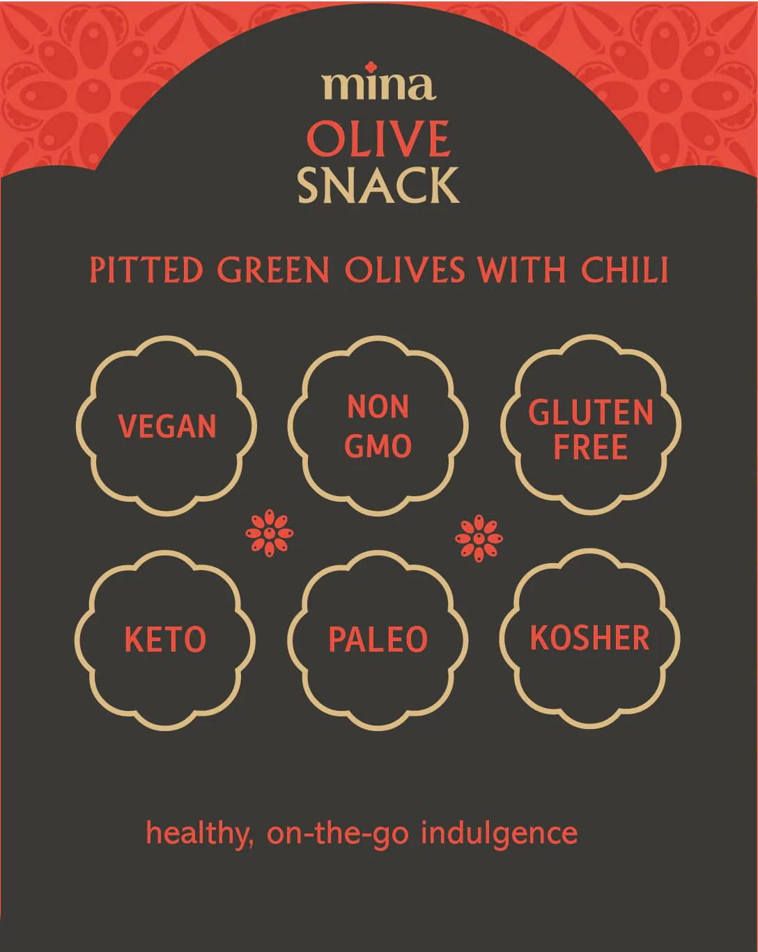 Green Pitted Olives With Chili (Snack Bag) - Image 4