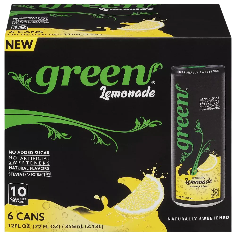 Green Soda Sparkling Lemonade (6 Pack)