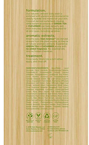 Green Tea Cucumber Body Wash - Image 2