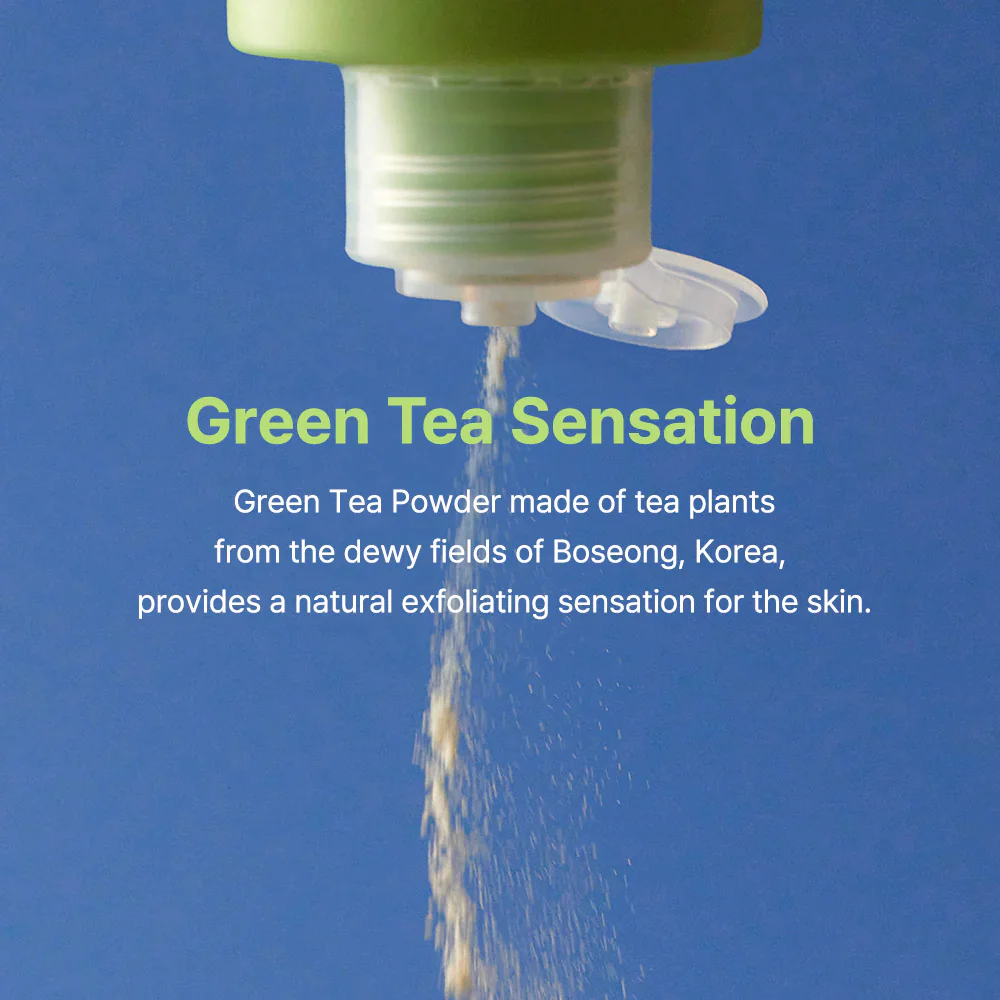 K-beauty Green Tea & Enzyme Powder Wash - Image 2