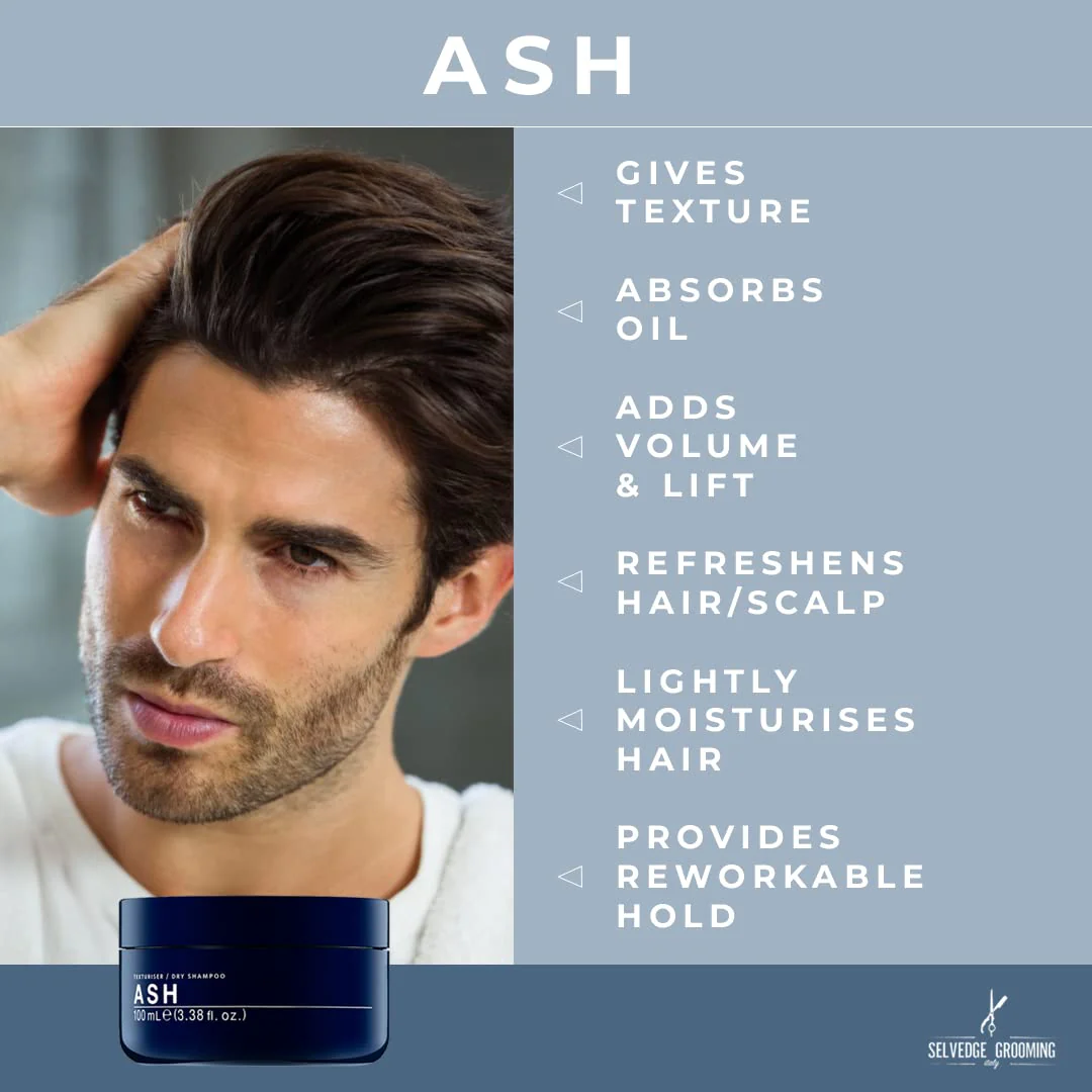 Grooming Ash Hair Texturizer and Dry Shampoo for Men - Image 2