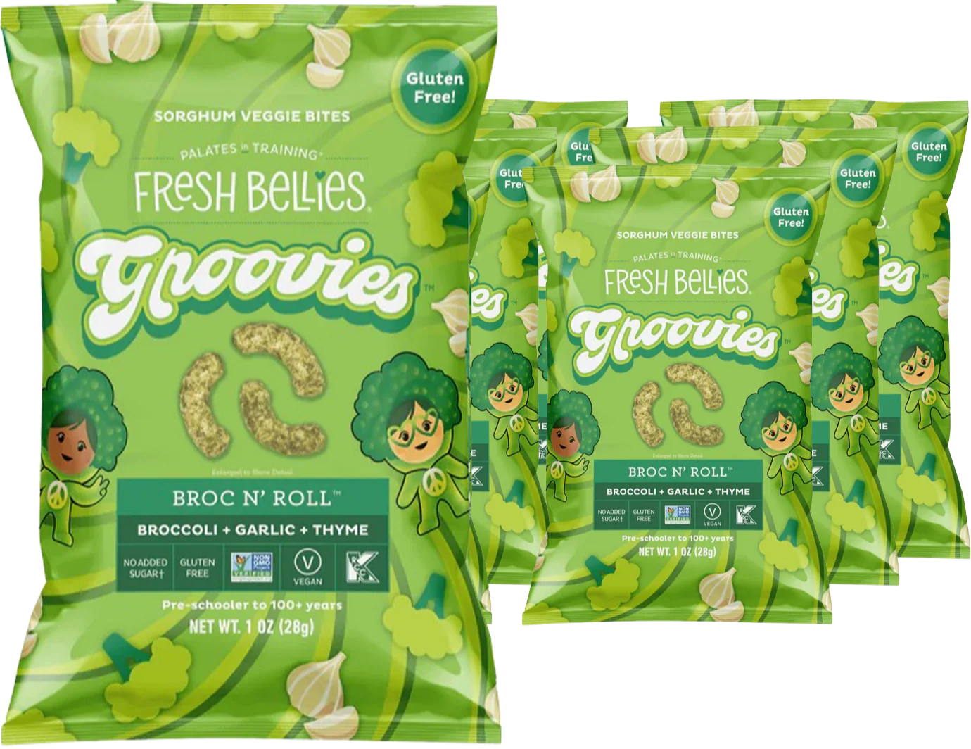 Groovies- Broc n Roll (6 Pack)